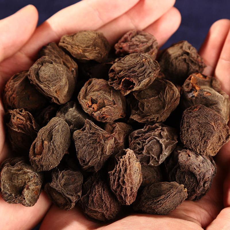 Dried Dark Plum Wu Mei Whole Fruit Bulk Sour Plum Soup Ingredient Smoky Aroma Thick Flesh 1 Jin 500g - Image 4