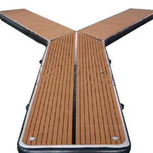 Inflatable Floating PVC Dock Platform 6m x 1.4m Commercial Jet Ski Swim Dock with Pump