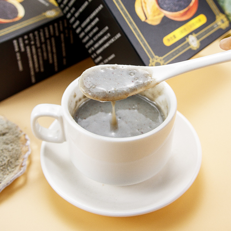 Five Black Walnut Sesame Black Bean Powder (Wu Hei) — Instant Herbal Drink Mix 210g - Image 3
