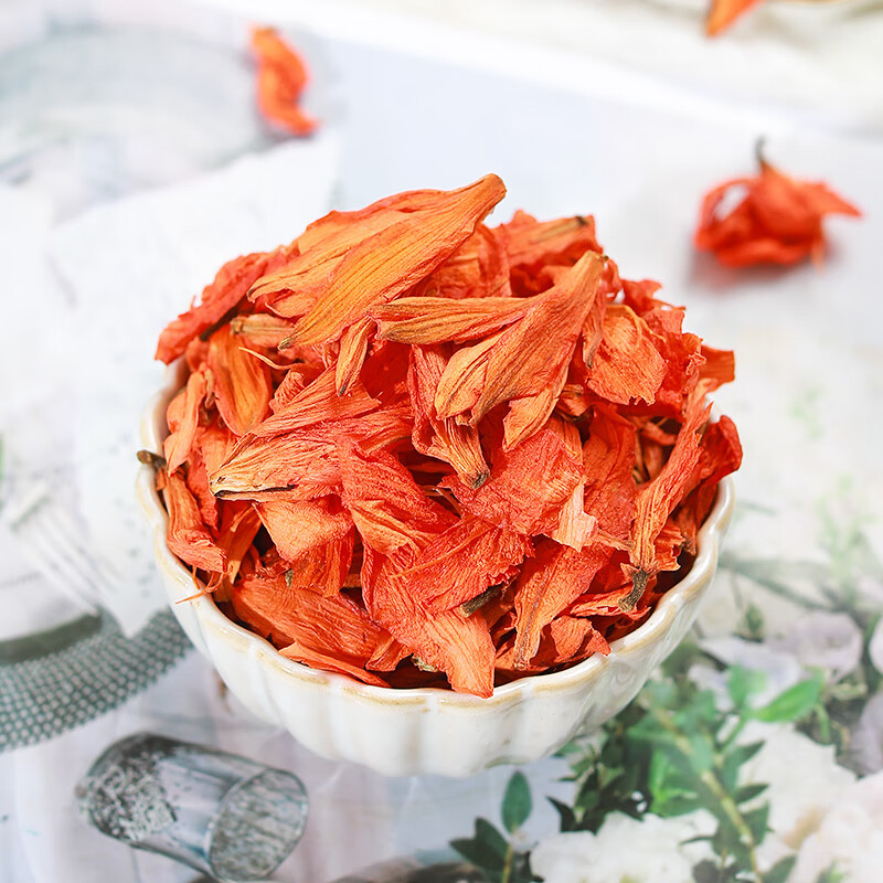 Dried Lily Flower Tea 500g Bai He Hua Loose Herbal Flowers Natural Floral Infusion - Image 2