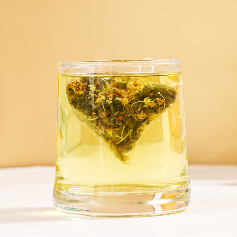 Osmanthus Oolong Tea Gui Hua Wu Long 30g Box 10 Pyramid Tea Bags Cold Brew Floral Wellness Tea - Image 4