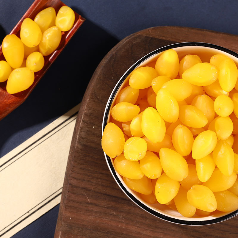 Dried Ginkgo Nut Kernels Bai Guo Ren Peeled Boiled Ginkgo biloba Seeds 500g Culinary and Herbal Use - Image 2
