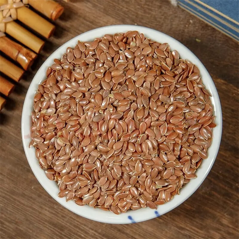 Flaxseed 500g Inner Mongolia Hu Ma Zi Roasted Linum usitatissimum Seeds for Grinding and Baking - Image 5