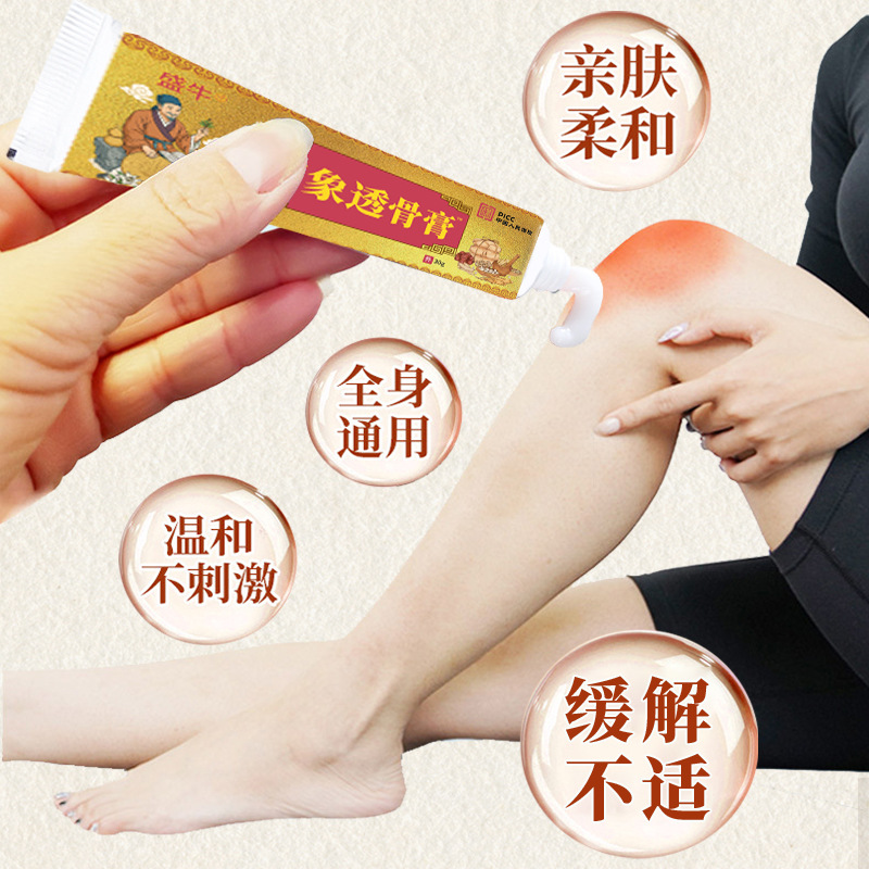 Wanxiang Tougu Gao Herbal Massage Cream for Neck Back and Joint Care 30g Box - Image 2