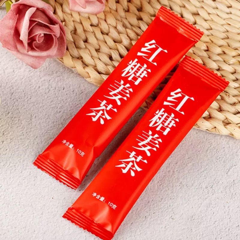 Instant Brown Sugar Ginger Tea Hong Tang Jiang Cha 10g Sachets Warming Daily Herbal Drink - Image 2