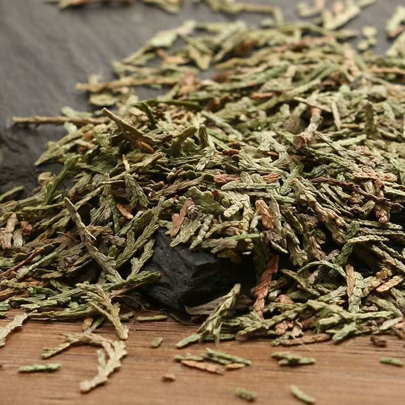 Dried Cacumen Platycladi Side Bai Ye 500g Natural Sun Dried Leaves for Hair Rinse and Foot Soak - Image 3