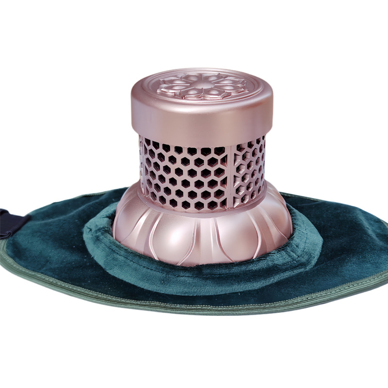 Moxa Lotus Burner Ai Lian Jiu Palace-Style Moxibustion Box with Smoke Filter for Home Warming Therapy - Image 5