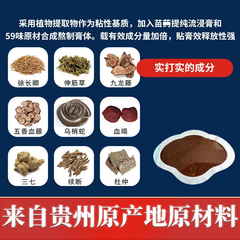 Miao Herbal Lumbar Patch Large Size External Herbal Paste for Waist and Joint Areas - Image 4