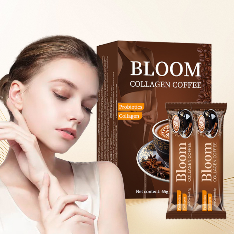 Glutathione Collagen White Coffee Mix 100g Sugar Free Instant Beauty Coffee Drink - Image 2
