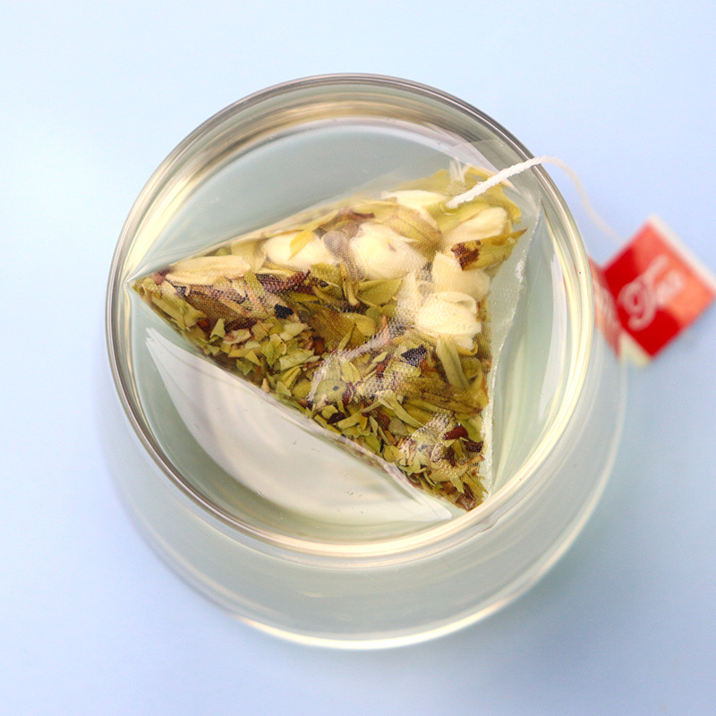 Jasmine Green Tea Mo Li Hua Cha 50g Bag with 20 Triangle Tea Bags Cold Brew Sugar Free - Image 4