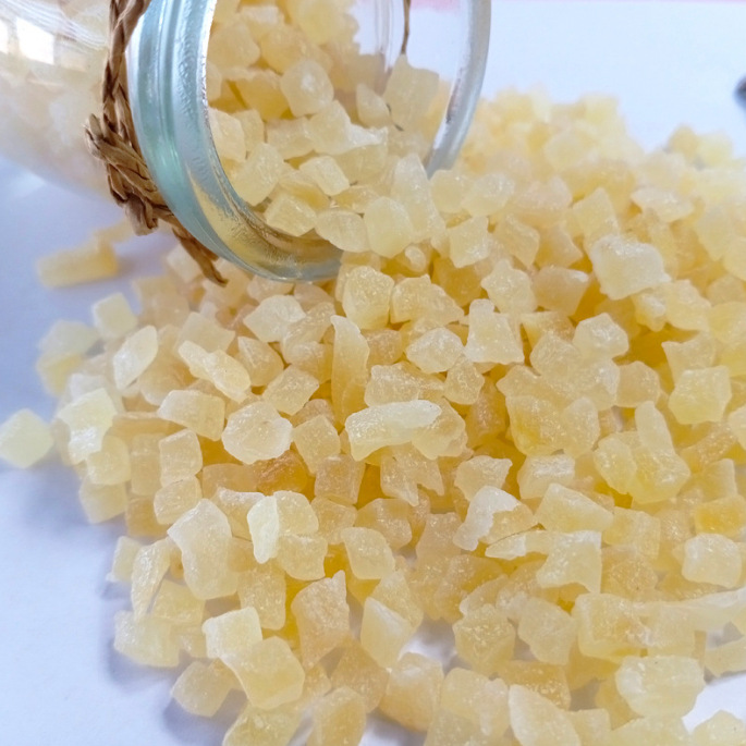 Freeze-Dried Peach Dices (Prunus persica) — Sweet Peach Granules for Herbal Tea Blends & Daily Infusions - Image 2