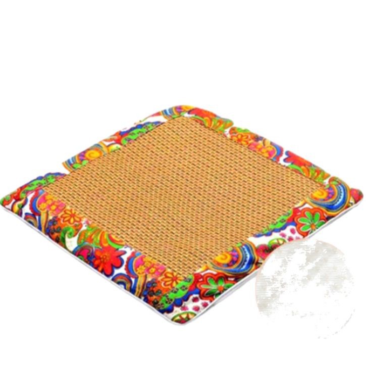 Moxa Wool Seat Cushion 42x42cm Rattan Surface Mugwort Cushion for Office Chair Warm Sitting Comfort - Image 5