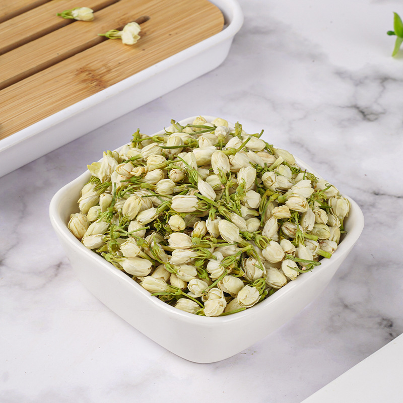 Dried Jasmine Flowers (Jasminum sambac) — 30g Jar Herbal Tea, Food-Herb Floral Infusion - Image 3