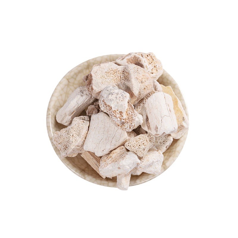 Long Gu (Fossilized Bone) — Washed Wu Hua Dragon Bone & Long Chi Herbal Pieces - Image 5