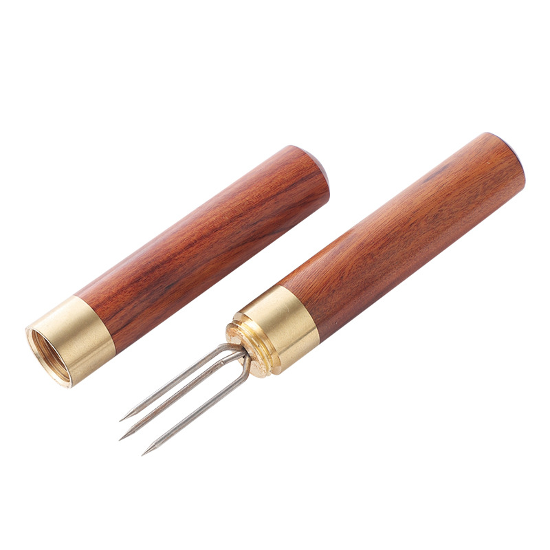 Moxa Cone Holder and Ash Tray Set Handheld Moxibustion Tool with Three-Prong Cone Tip for Home Use - Image 5