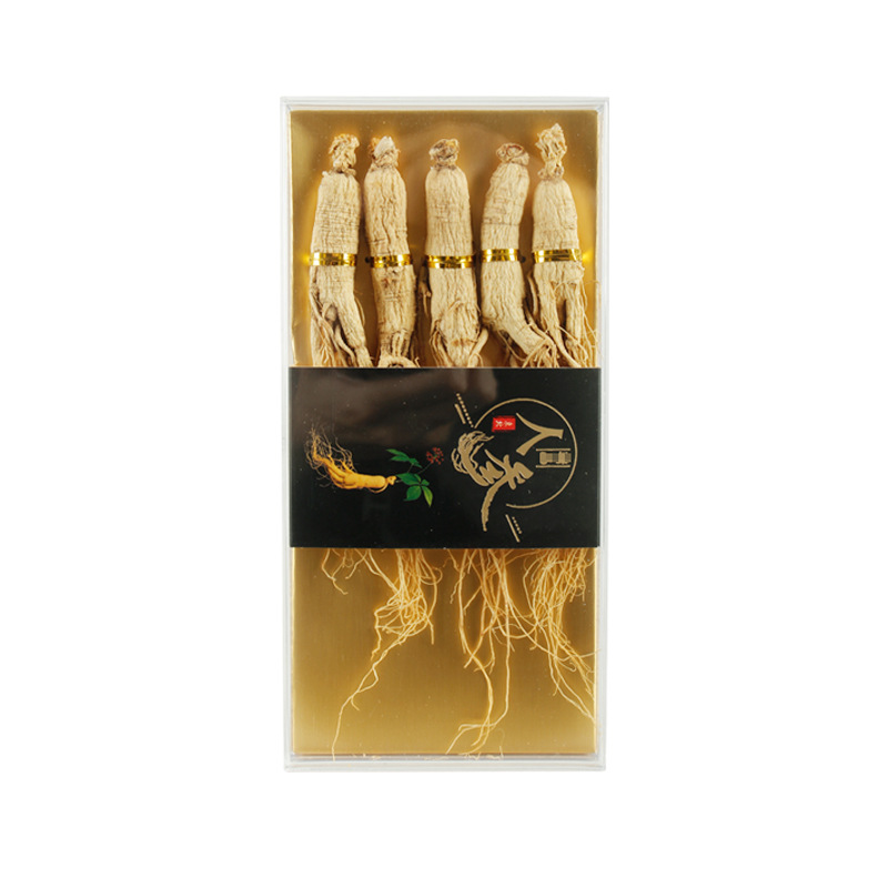 Changbai Mountain White Ginseng Gift Box Whole Root for Soup and Wine Traditional Herbal Gift - Image 5