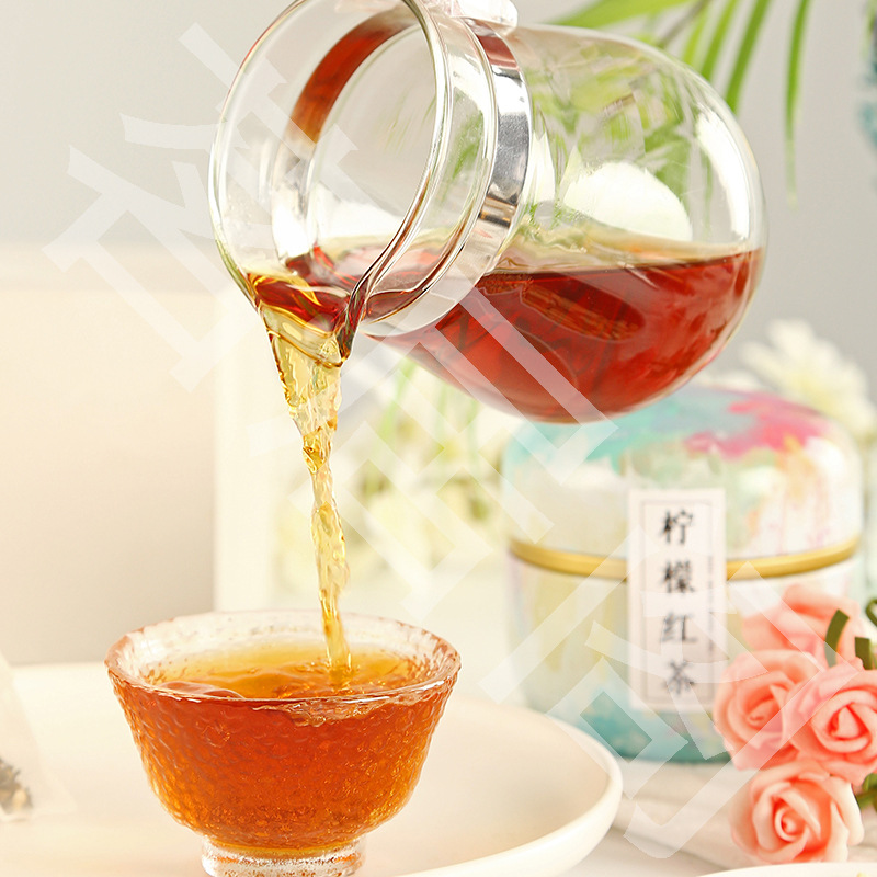 Peach Oolong White Tea Blend with Chrysanthemum Rose Lemon Fruit Cold Brew Tea Bags - Image 4