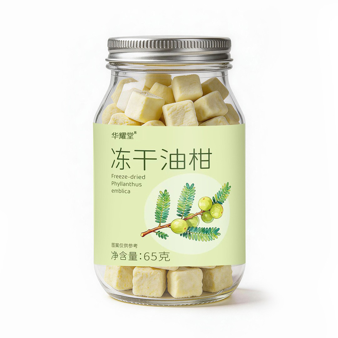 Freeze-Dried Amla Tea Yu Gan Zi Herbal Infusion 65g Canister Sugar-Free Hot Brew - Image 5