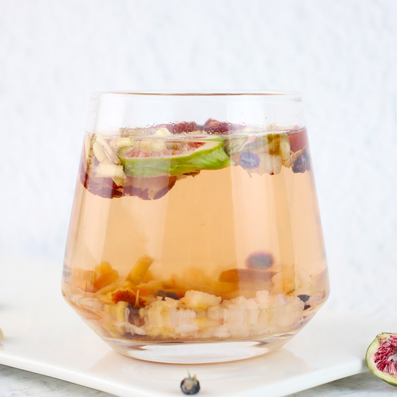 Zhu Zhe Mao Gen Xue Li Tea Sugarcane Mulberry Root Snow Pear Blend 300g Box 8 Jars Hot Brew Herbal Flower Tea - Image 3