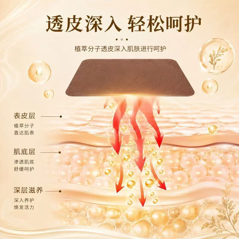 Fu Ling Bai Zhu Foot and Abdominal Herbal Patch Poria Atractylodes Self-Heating Foot Care Patches - Image 3