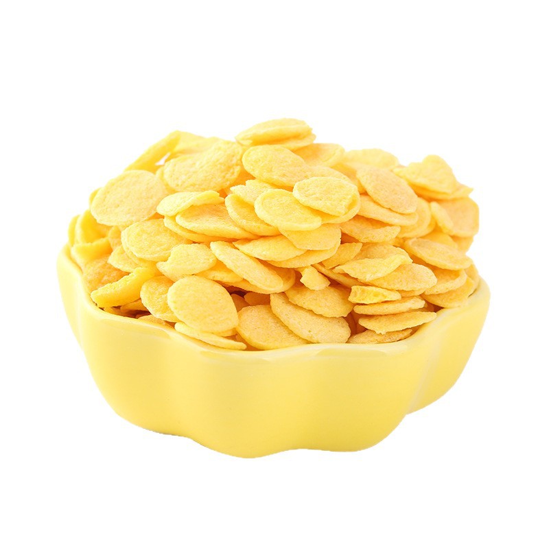 Puffed Corn Crisp Flakes Non-Fried Instant Cereal 500g Bulk Breakfast Snack with Yogurt - Image 5