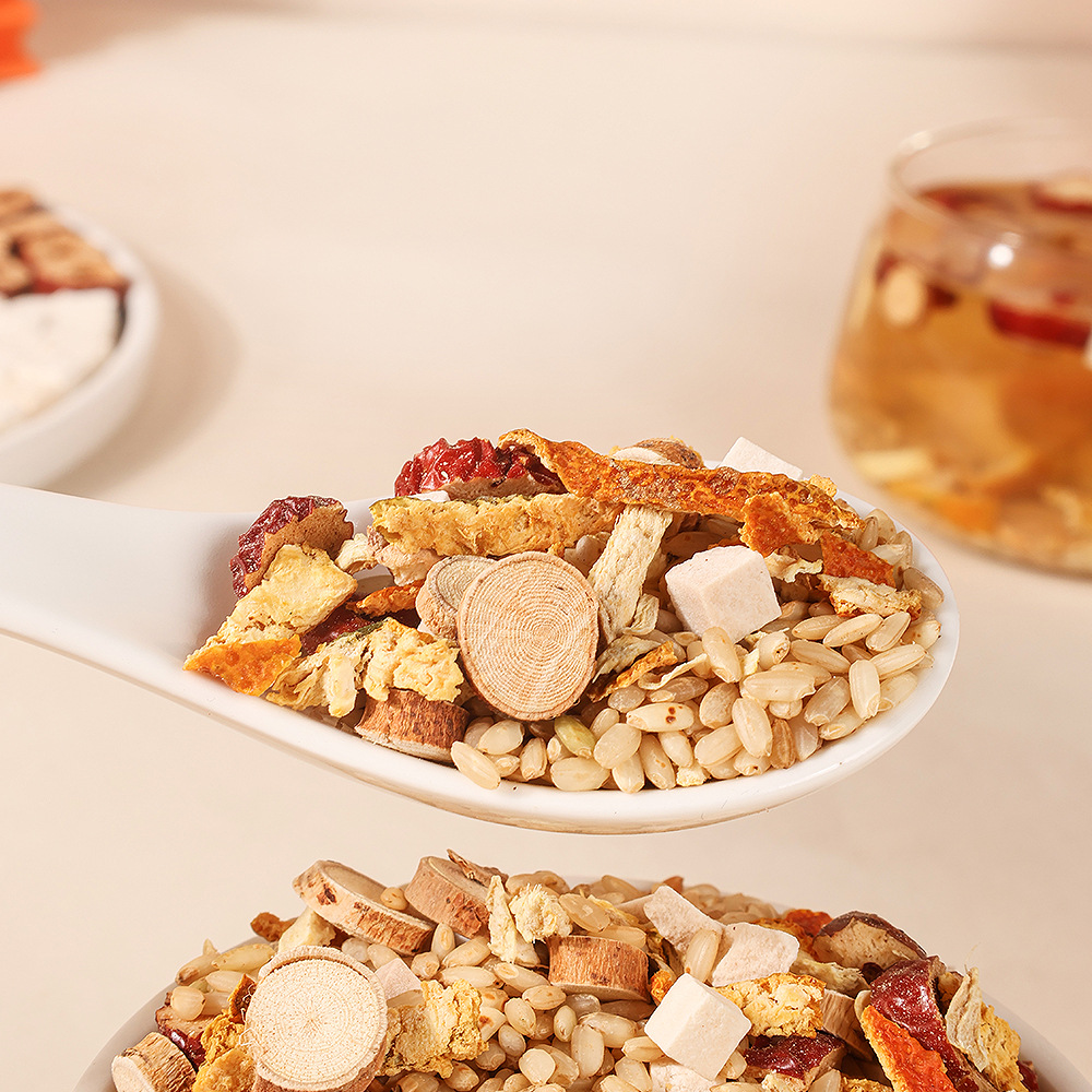Chenpi Red Date Ginger Rice Tea 250g Wuzhi Maotao Fu Ling Roasted Rice Herbal Wellness Tea - Image 2