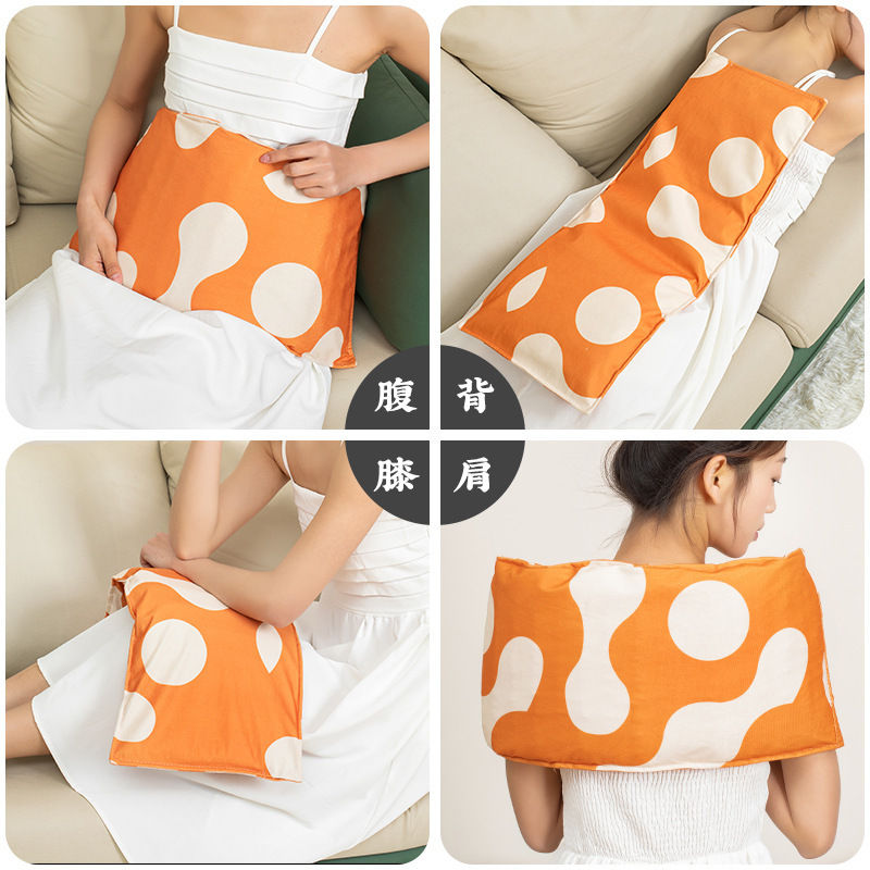 Sea Salt Heat Therapy Bag Electric Heating Compress for Waist Abdomen Shoulder Neck Home Use - Image 2
