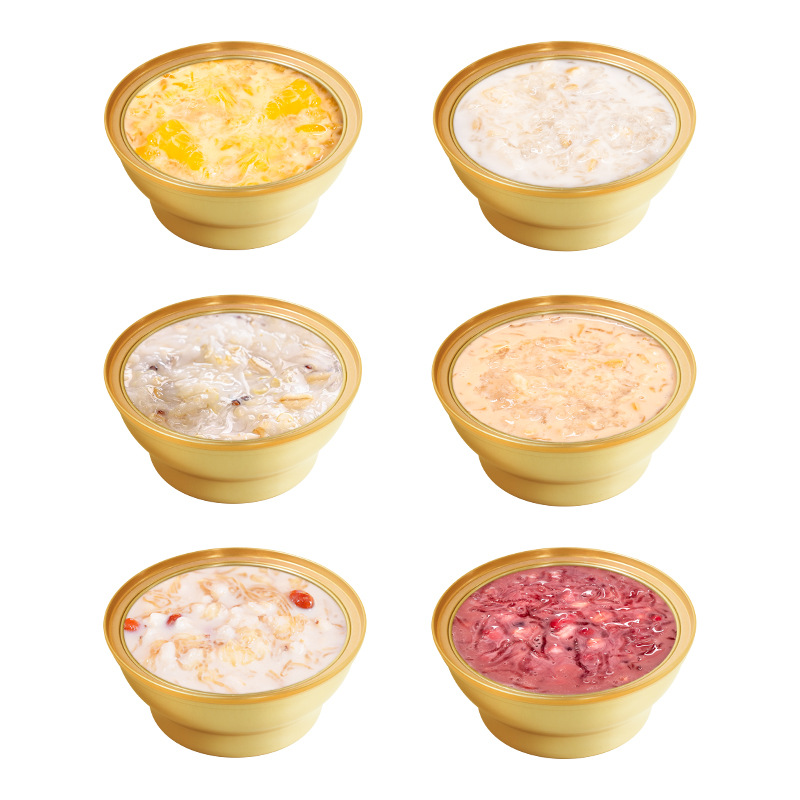 Ready to Eat Bird's Nest Congee Bowl with Donkey Hide Gelatin 168g Instant Nourishing Soup - Image 5