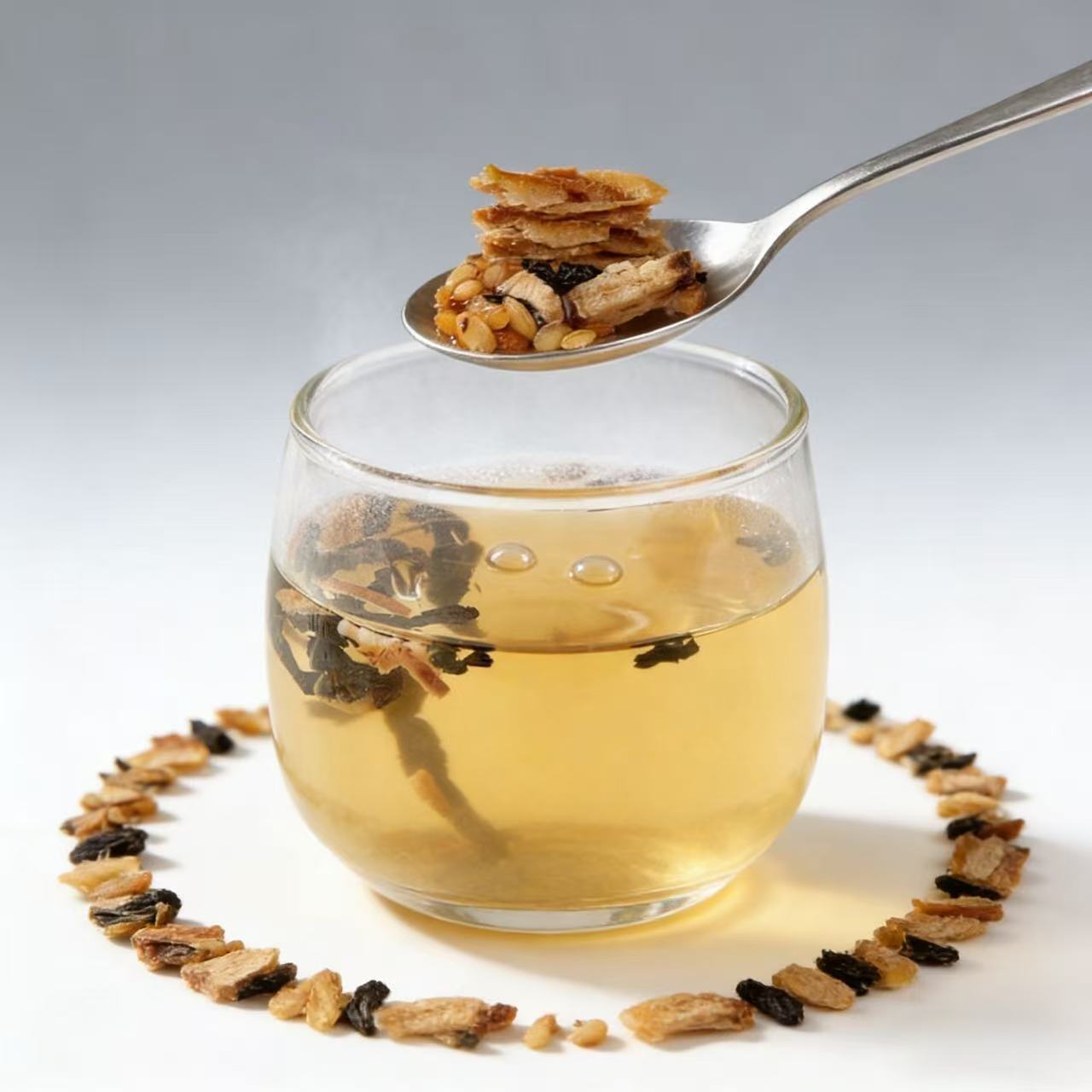 Perilla Tangerine Peel Ginger Rice Tea Zi Su Chen Pi Jiang Mi Cha 300g Warm Herbal Wellness Tea - Image 4