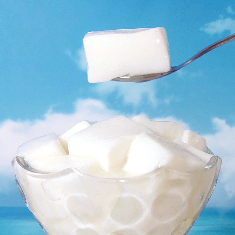 No-Cook Coconut Jelly Powder Ye Guo Fruit Dessert Pudding Mix for Bubble Tea and Fruit Bowls Bulk Commercial Supply - Image 4