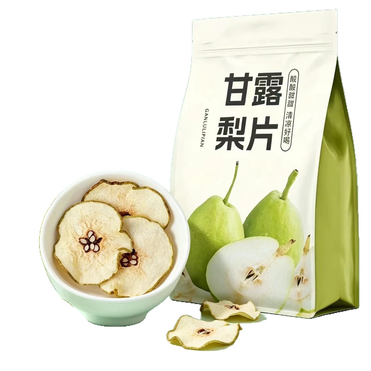 Dried Pear Slices Li Gan Thick Cut Pear Chips for Clearing Tea 100g Loose Bag - Image 5