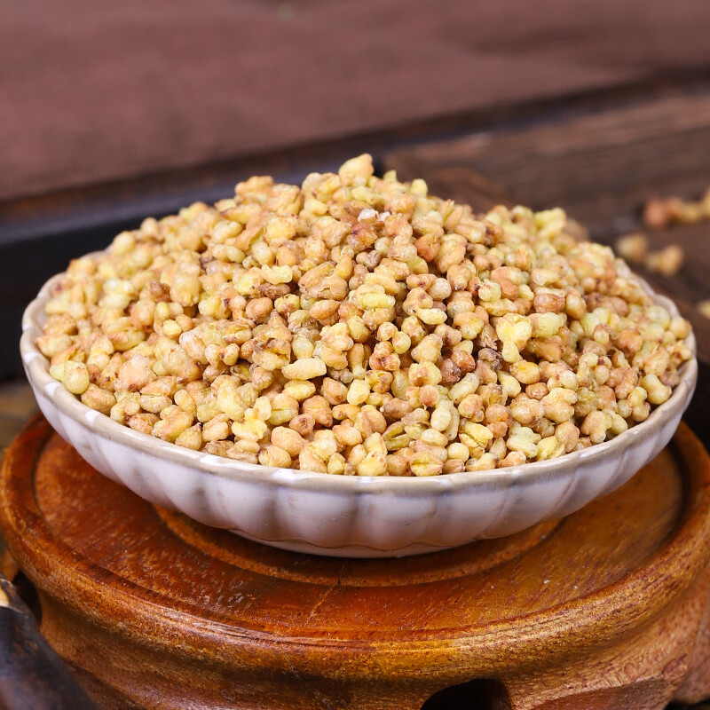 Yellow Tartary Buckwheat Tea Ku Qiao Cha 500g Roasted Whole Grain Herbal Tea Rich Nutty Aroma Sugar Free - Image 3