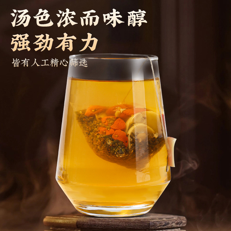 Sha Yuan Zi Tea Bags with Tu Si Zi Gou Qi Huang Zi Bai He 120 Bags 500g Traditional Chinese Herbal Blend for Daily Infusion - Image 4