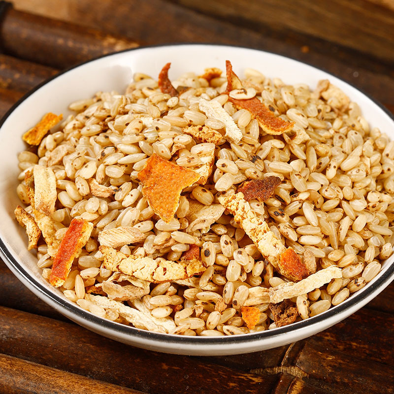 Chen Pi Jiang Mi Cha (Tangerine Peel & Ginger Rice Tea) — Roasted Herbal Blend for Daily Warmth - Image 4