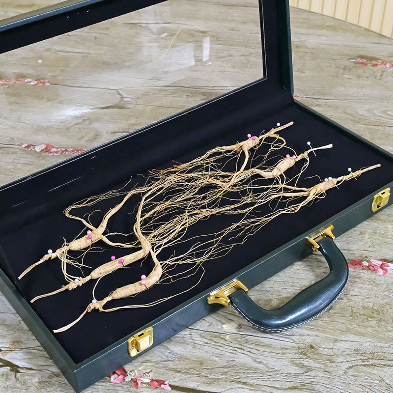 Changbai Mountain Forest-Grown Ginseng Sun-Dried Whole Roots 6 Roots Gift Box for Soup and Wine - Image 2