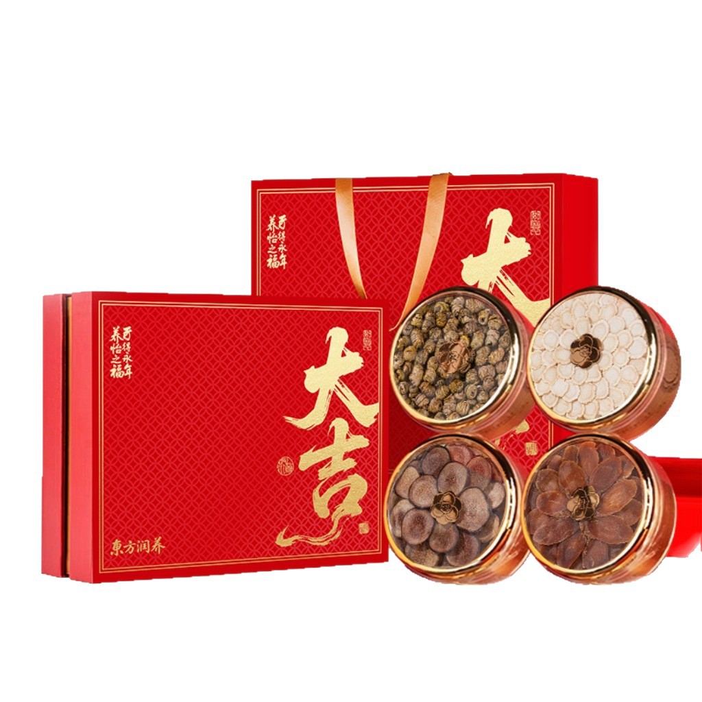 American Ginseng Gift Set with Red Ginseng Deer Antler and Dendrobium Traditional Tonic Herb Collection 140g - Image 5