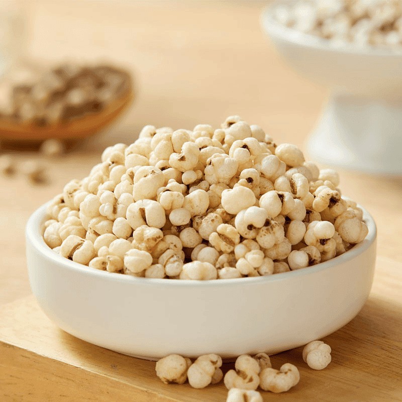 Roasted Coix Seed Snack Yi Yi Ren 炒薏米 Puffed Job's Tears Ready to Eat 100g - Image 3