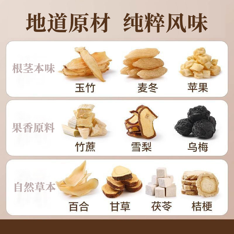 Yuzhu Maidong Xueli Herbal Tea Bags 5g x 30 Sachets Moisturizing Wellness Brew - Image 3