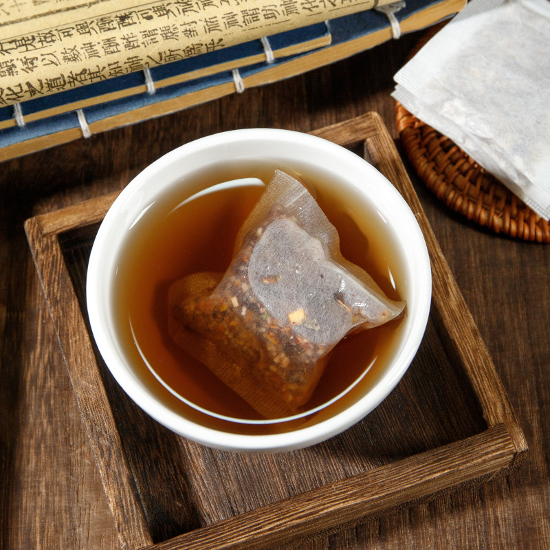 Ten Treasure Herbal Tea Ren Shen Yong Chong Cao 150g Box 30 Bags Daily Wellness Blend - Image 2