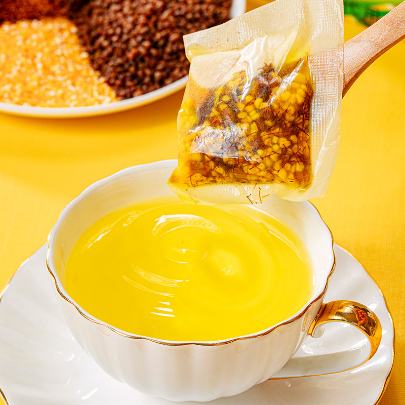 Corn Silk Mulberry Leaf Tea Bags Yu Mi Xu Sang Ye Cha Cold Brew Herbal Tea with Hawthorn Cassia Seed Gardenia 150 Bags - Image 4