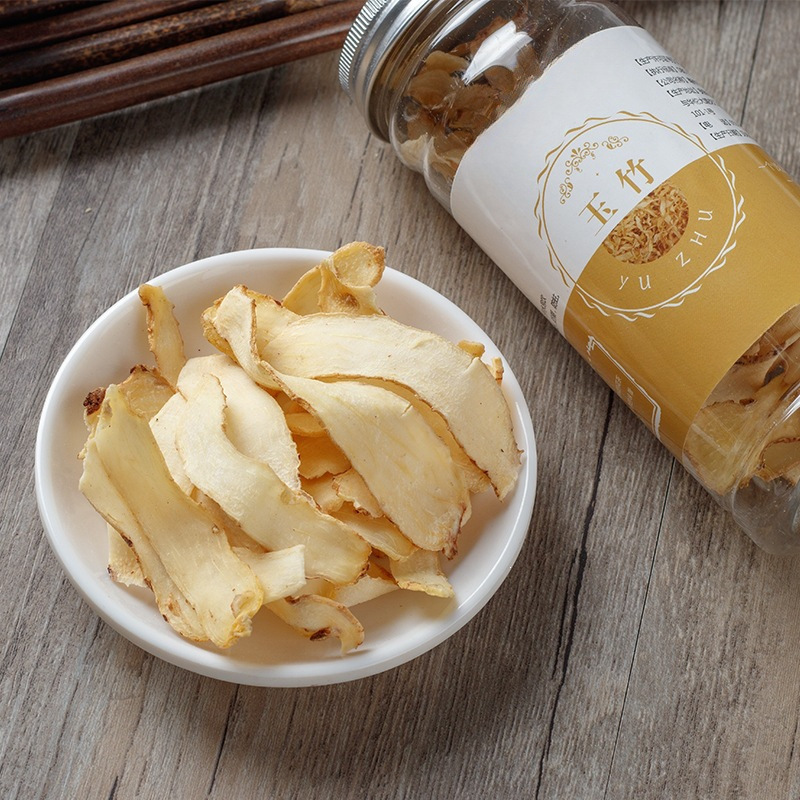 Yu Zhu Dried Polygonatum Slices 88g Jar Hunan Solomons Seal Herbal Tea and Soup Ingredient - Image 2