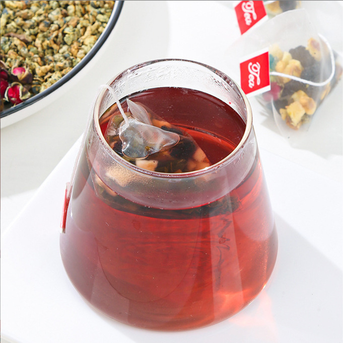 Apple Rose Lotus Leaf Tea Blend Triangle Bags with Mulberry Cassia Seed Herbal Fruit Tea 75g - Image 4