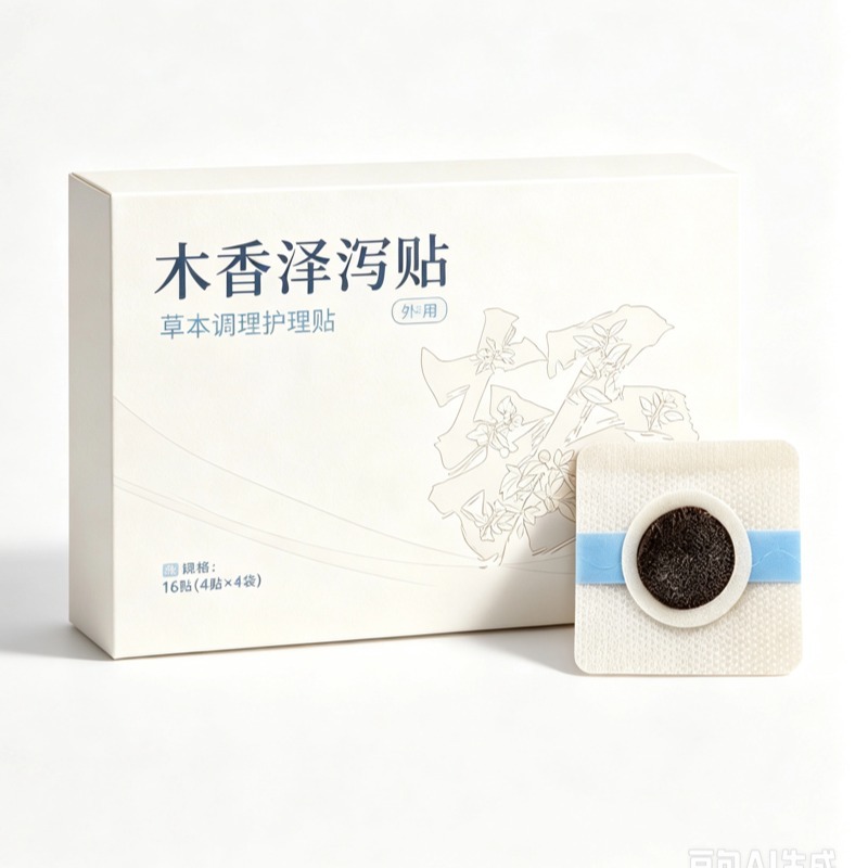 Mu Xiang Ze Xie Navel Patch Herbal Topical Patch with Steel Bead for Waist and Belly Support - Image 5
