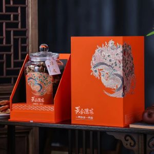 Mid-Autumn Herbal Gift Box American Ginseng Dendrobium Red Ginseng Deer Antler Tonic Set for Elders