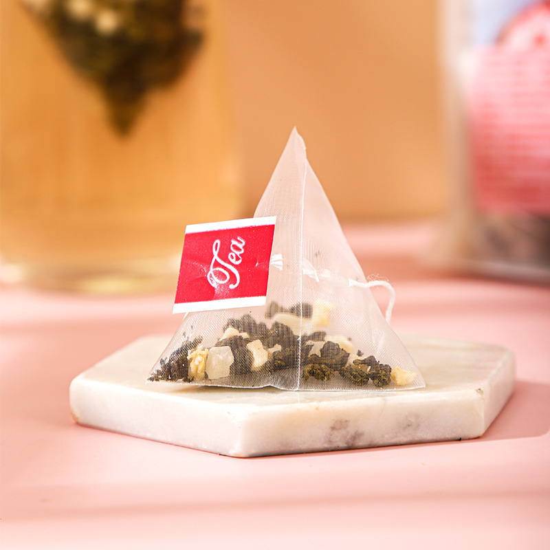 Peach Oolong Tea 50 Pyramid Tea Bags Value Pack Unsweetened Cold Brew Loose Leaf Blend - Image 3