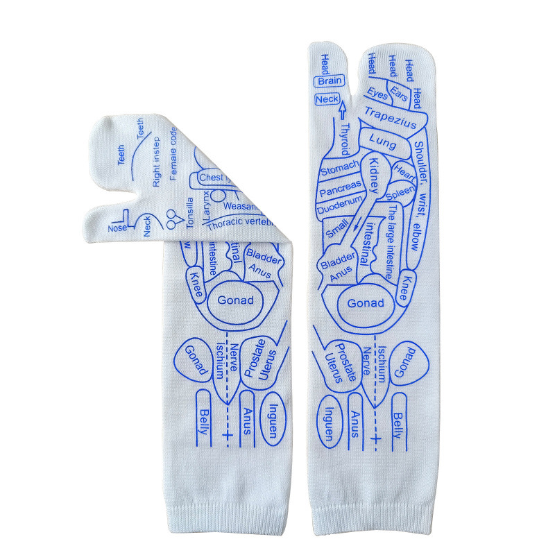 Acupoint Massage Socks Xue Wei Wa Foot Reflexology Socks Unisex 35-39 Natural Resin Massage Tool - Image 5