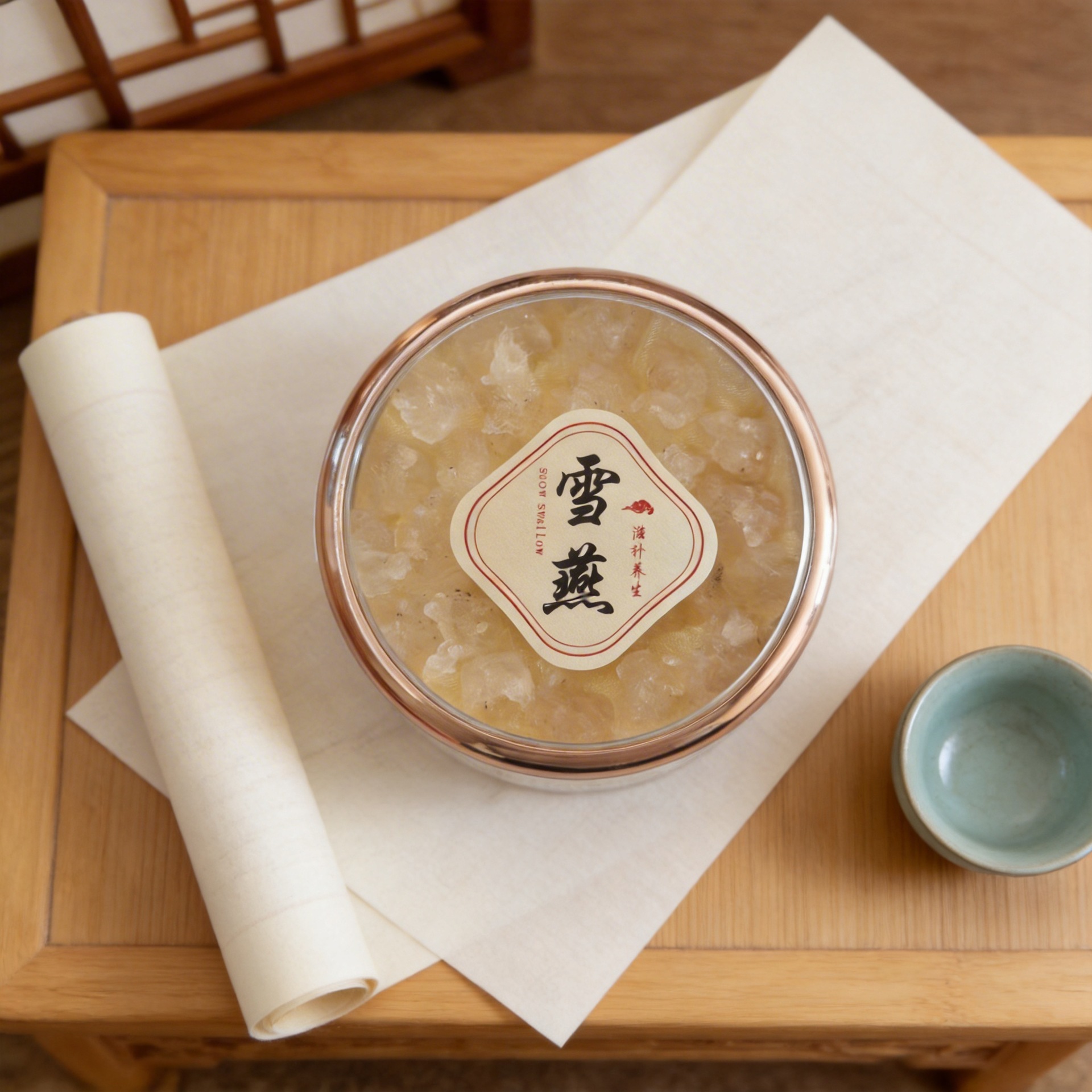 Peach Gum Snow Fungus Jelly and Gleditsia Seed Gift Box 150g Natural Resin and Botanical Set for Dessert Soups - Image 2