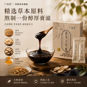Mai Dong Yu Zhu Paste (Ophiopogon & Polygonatum Honey Paste) — Traditional Herbal Paste, 120g