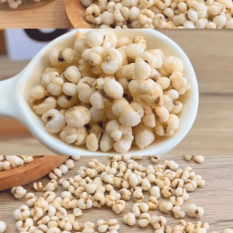 Roasted Coix Seed Snack Yi Yi Ren 炒薏米 Puffed Job's Tears Ready to Eat 100g - Image 4