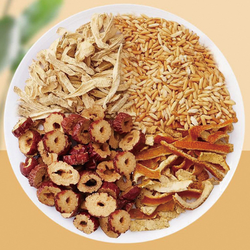 Chenpi Red Date Ginger Rice Tea 250g Canister Hand Roasted Loose Herbal Tea for Daily Brewing - Image 2